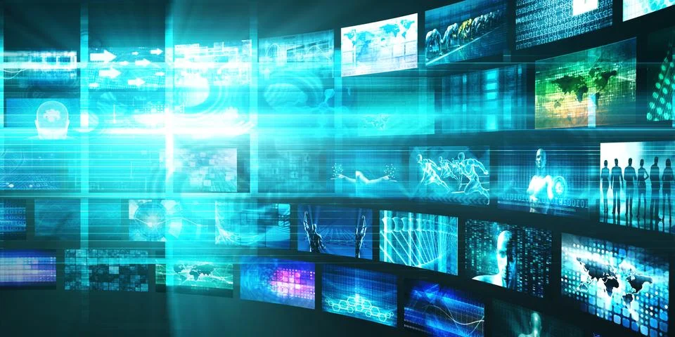 Technology Abstract Illustrazione stock