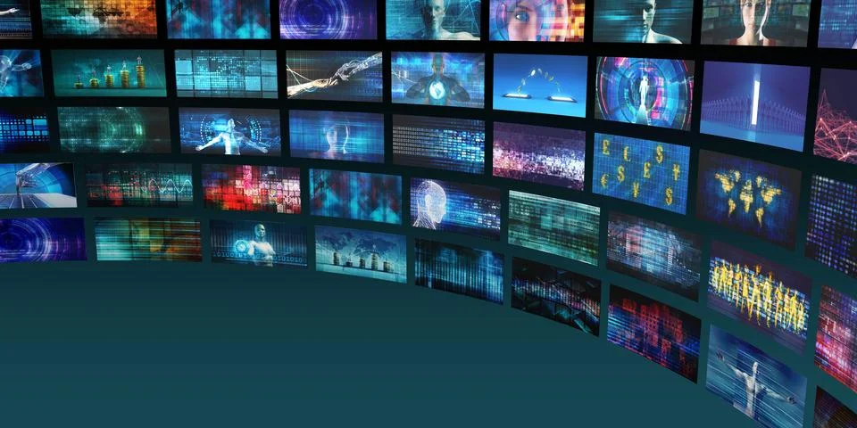 Technology Abstract Stock Illustration