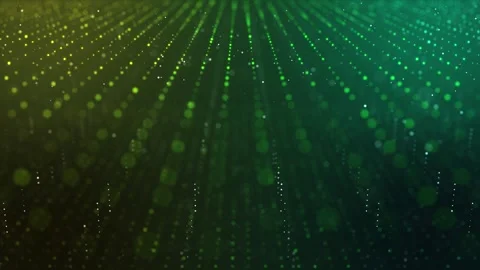 Technology abstract particle with flowing dots multicolor loop background Stock Footage 274420579