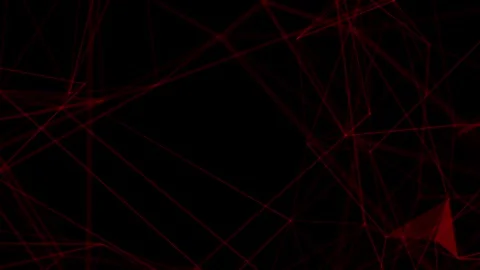 Technology abstract red plexus randomized lines are floating into air. Stock Footage 327346073