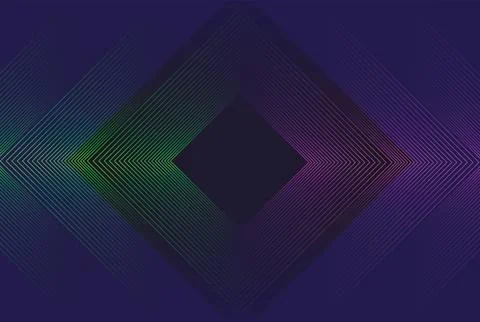 Technology abstract template background on dark blue  with glowing greens a.. Stock Illustration