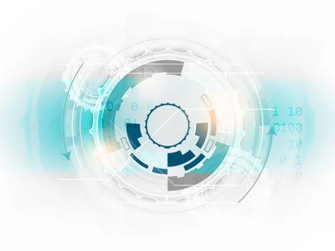 Technology abstract vector background Stock Illustration