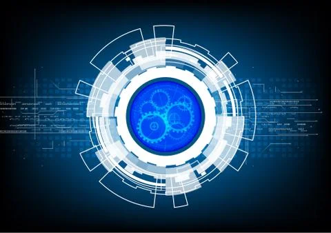 Technology abstract15 Illustrazione stock