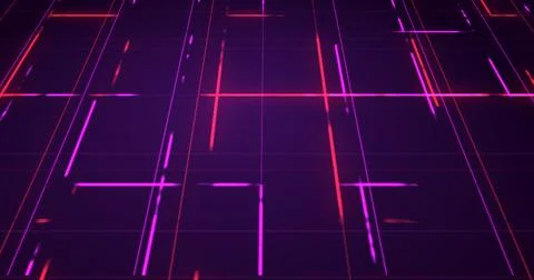 Technology advanced grid flowing background. Corporate geometry futuristic .. 库存照片