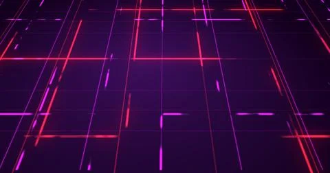 Technology advanced grid flowing background. Corporate geometry futuristic .. Stock Photos