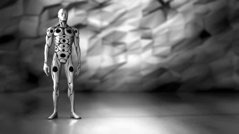 Technology of AI Artificial intelligence big data machine deep learning  Stock Footage 95155055