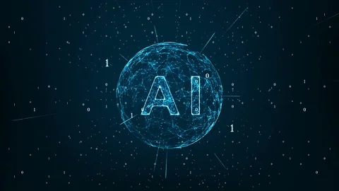 Technology AI concept. Stock Footage 103036763