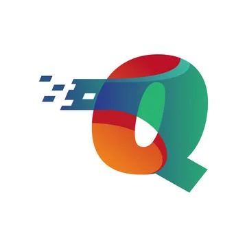 Technology Alphabet Q Stock Illustration