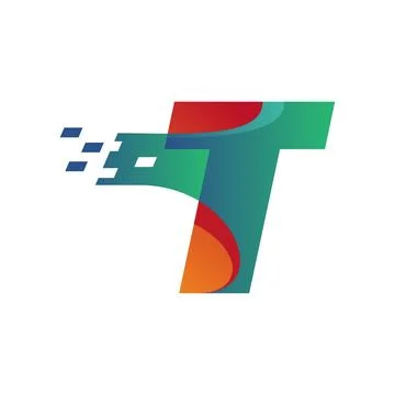 Technology Alphabet T Stock Illustration