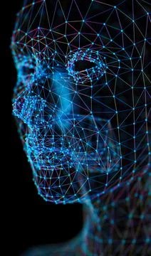 Technology and  artificial intelligence background concept. Stock Illustration