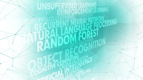 Technology and artificial intelligence connected lines of chatbot natural Stock Footage 270458909