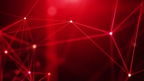 Technology and Digital soft elegance red loop background Stock Footage 274413456