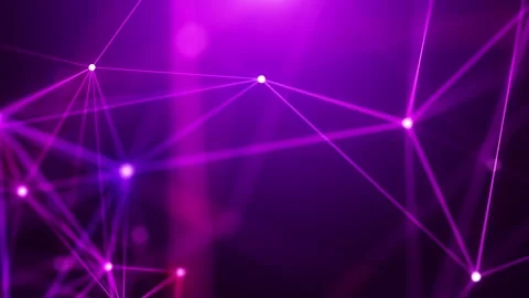 Technology and Digital soft elegance purple loop background Stock Footage 274413462
