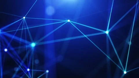 Technology and Digital soft elegance blue loop background Stock Footage 274413677