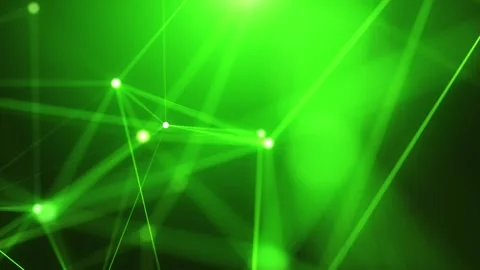 Technology and Digital soft elegance green loop background Stock Footage 274413679