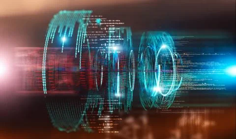 Technology and engineering abstract background.3d illustration 스톡 일러스트