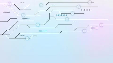 Technology and future abstract background. Electronic board Stock Illustration