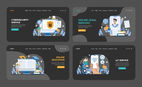 Technology and Innovation concept. Flat vector illustration Illustrazione stock