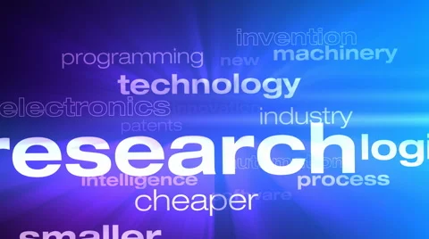 Technology and Innovation Words Loop Stock Footage 63873523