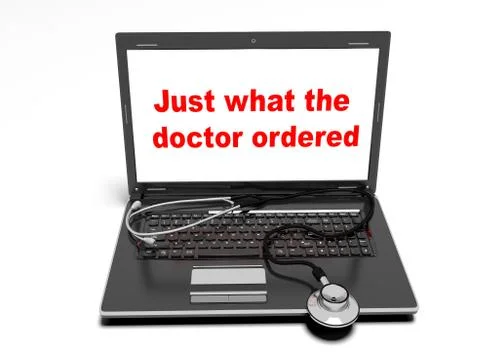 Technology and medicine, 3d render Stock Illustration