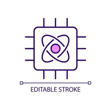 Technology and physics of quantum RGB color icon イラスト素材