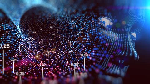 Technology and science abstract background. Stock Illustration