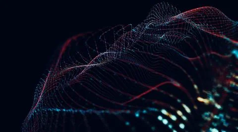 Technology and science abstract background. Stock Illustration