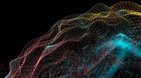 Technology and science abstract background. Stock Illustration