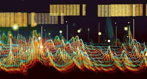 Technology and science background.Computer science engineering and block chai Stock Illustration