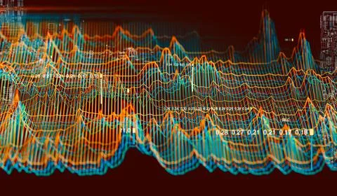 Technology and science background.Computer science engineering and block chai Illustrazione stock