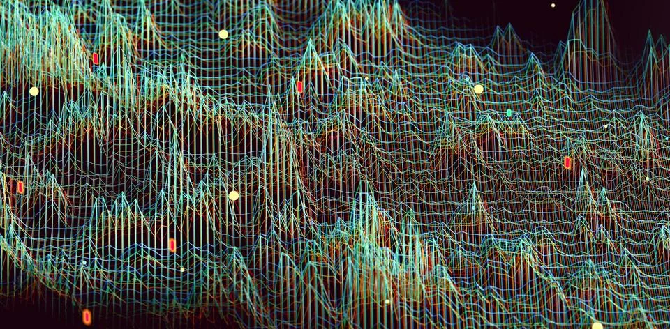 Technology and science background.Computer science engineering and block chai Stock Illustration