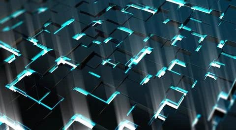 Technology and science concept. Stockillustratie