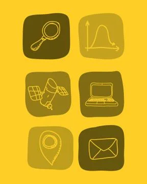 Technology and science Illustrazione stock
