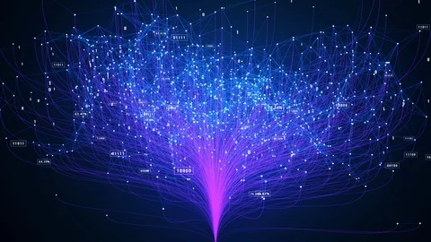 Technology Artificial intelligence (AI) and internet of things IOT concept. Stock Footage 106048288