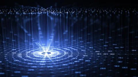 Technology Artificial intelligence (AI) and internet of things IOT concept. Stock Illustration