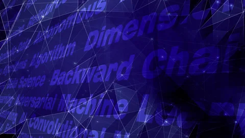 Technology artificial intelligence ai innovation and connected lines in future Stock Footage 268676722