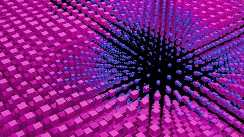 Technology backdrop with cubes Stock Illustration
