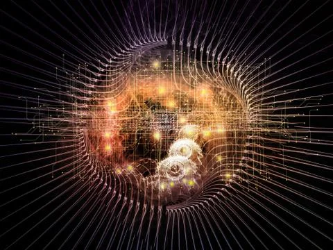 Technology Backdrop Stock Illustration