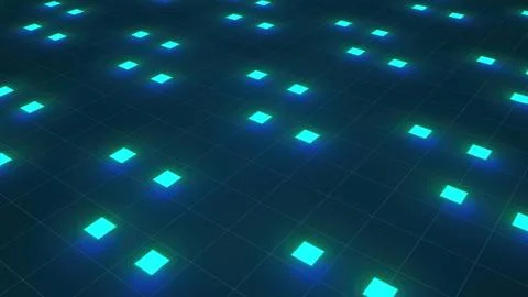 Technology backdrop with shapes and grid 스톡 일러스트