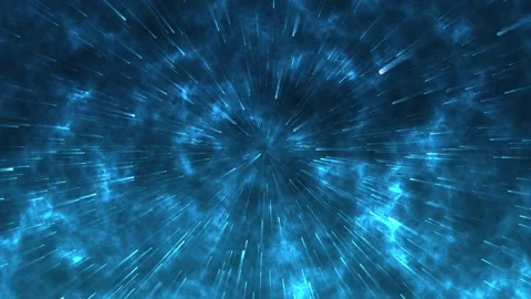 Technology background. Abstract animated background of glowing particles. The Video stock 254521603