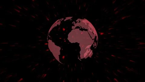 Technology background abstract data globe. news presentation background. Illustrazione stock