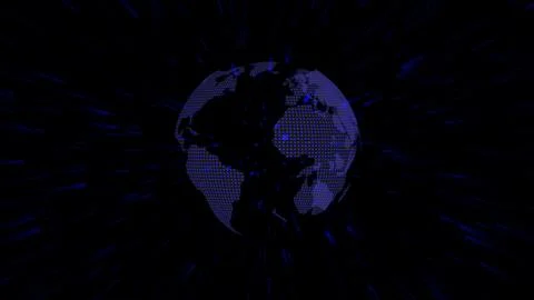 Technology background abstract data globe. news presentation background. 스톡 일러스트