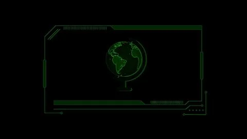 Technology background abstract data globe. news presentation background. Illustrazione stock