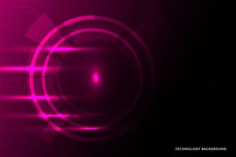 Technology background abstract style with gradient purple color Illustrazione stock