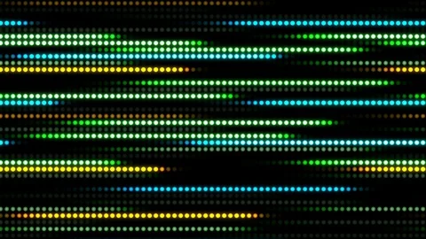 Technology background with animation slow motion of light stripes dot circle Stock Footage 86867926