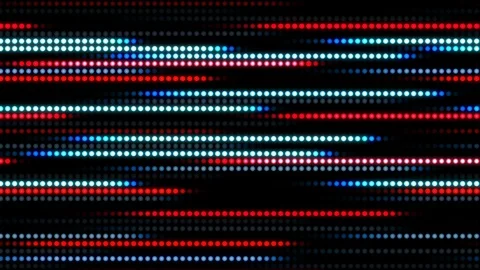 Technology background with animation slow motion of light stripes dot circle Stock Footage 86871841