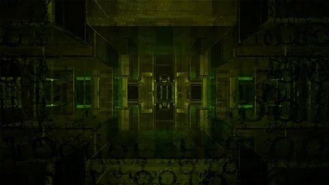 Technology Background. Binary Code. Abstract Big Data. Data Stream Stock Footage 100559274