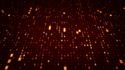 Technology Background with Binary Code Animation Seamless Loop 스톡 동영상 115086897