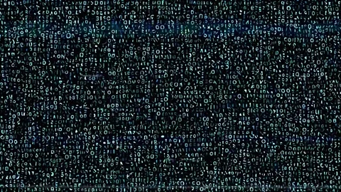 Technology background with binary code 스톡 동영상 308304133