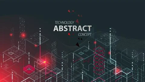 Technology background. Binary computer code.  Vector illustration. Stock Illustration